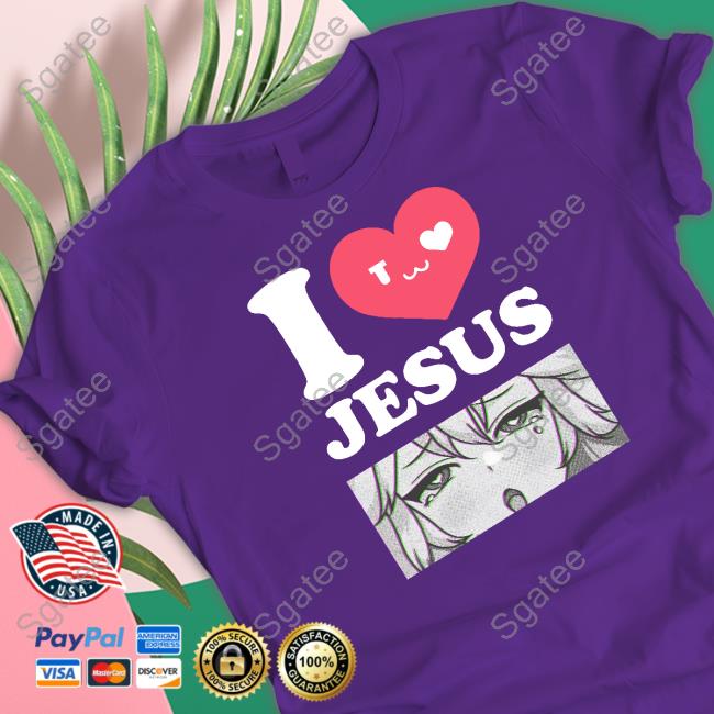 Official Vshojo Merch I Love Jesus Hoodie