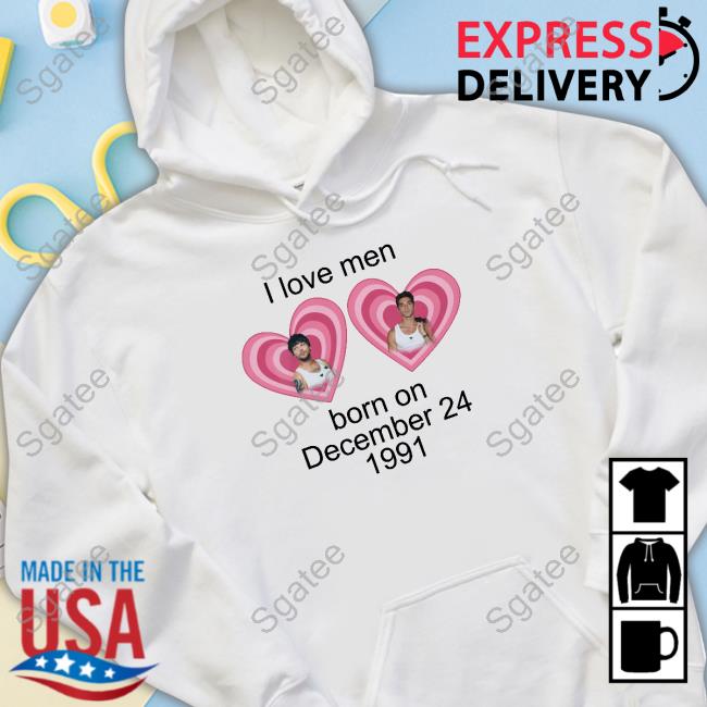Official Ltstream91 I Love Men Born On December 24 1991 Louis Tomlinson And Taylor Zakhar Perez T-Shirt