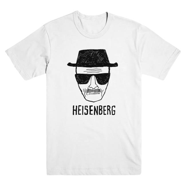 Official Breaking Bad Store Merch Heisenberg Unisex White Crew neck Sweatshirt From Breaking Bad