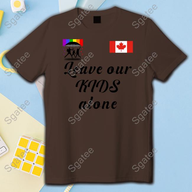 Official Lgbt Flag Leave Our Kids Alone Shirt Pierre Poilievre Toronto Sun