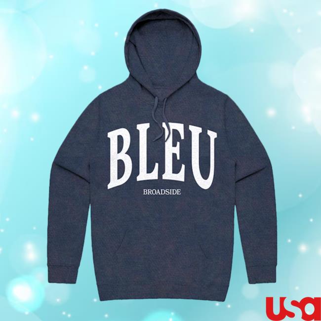 Broadside Merch Bleu Hoodie