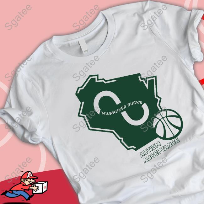 Milwaukee Bucks Autism Acceptance T Shirts