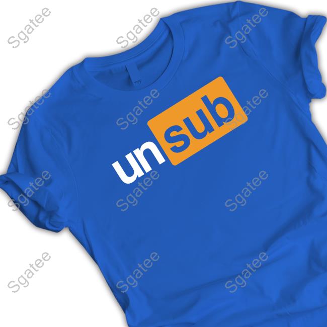 Unsubscribe Podcast Unsub Logo Tee Shirt