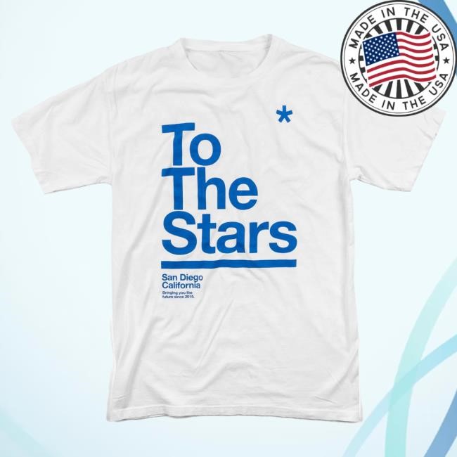 Official To The Stars Clothing Shop Store Package Popover Shirt White/Blue
