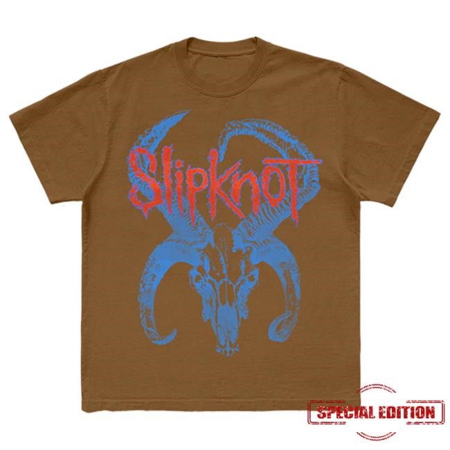 Official Slipknot Merch Store Goat And Face Shirt New Slipknot Clothing Shop