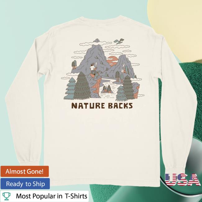 Official Nature Backs Merch Store Sierra Long Sleeve Top Shirt Natural NatureBacks Apparel Clothing Shop