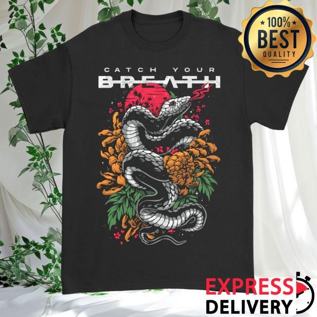 Catch Your Breath Snake Logo Top Shirt (Black)