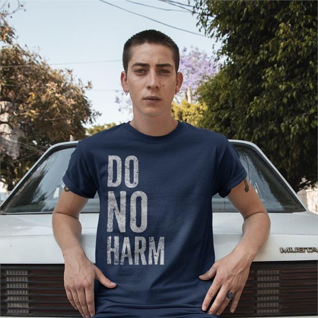 Black Do No Harm T Shirt Popcorned Planet Merch
