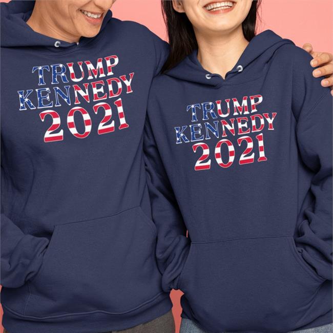Trump Kennedy American Flag Long Sleeve T Shirt