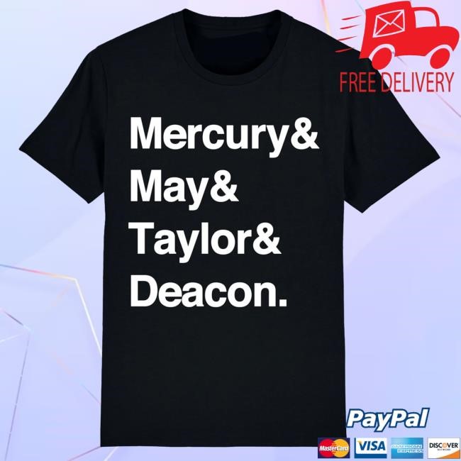 Queen Names Tshirt (Yellow) Queen Merch Store Shop Official