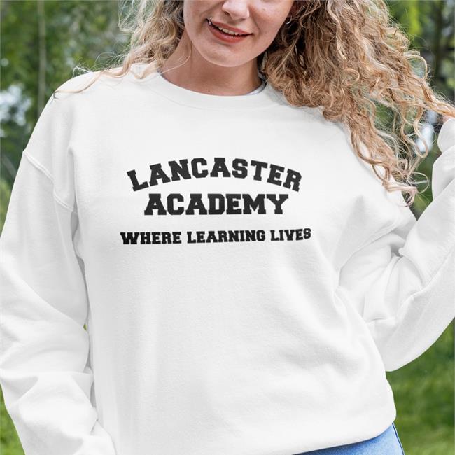 Lancaster Academy Where Learning Lives T Shirt Grey