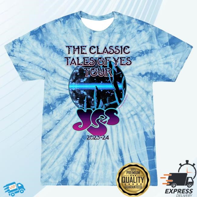 Yes Official Store Tales Of Yes 2023 Tie Dye Tour Hot Shirt