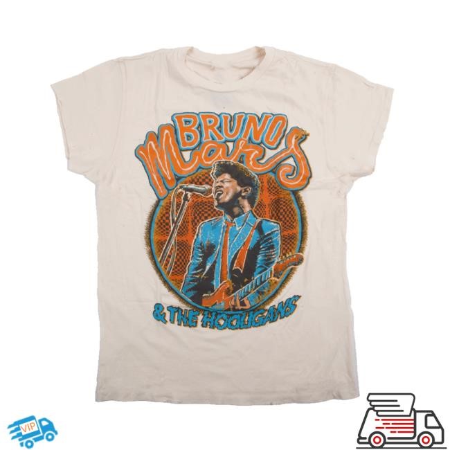Bruno Mars Official Merch Store – Bruno Mars And The Hooligans S/S Shirt