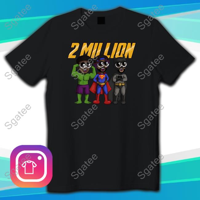 Daydrian Harding Merch 2 Million Subscribers Shirts 2 Million Merch