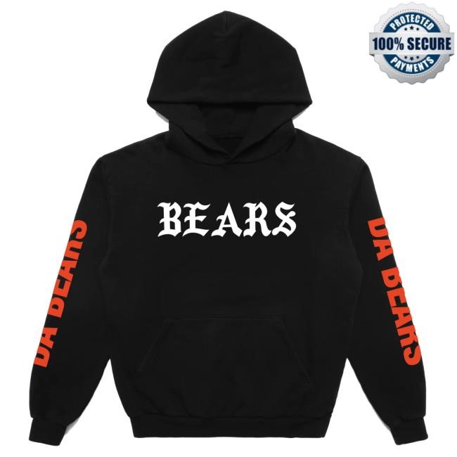 Official Born X Raised + Bears Classic Attractive Hoodie: Black NFL 2025 Kickoff
