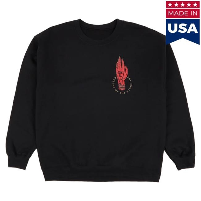Official Queens Of The Stone Age VILLAINS Black Sweatshirts Qotsa