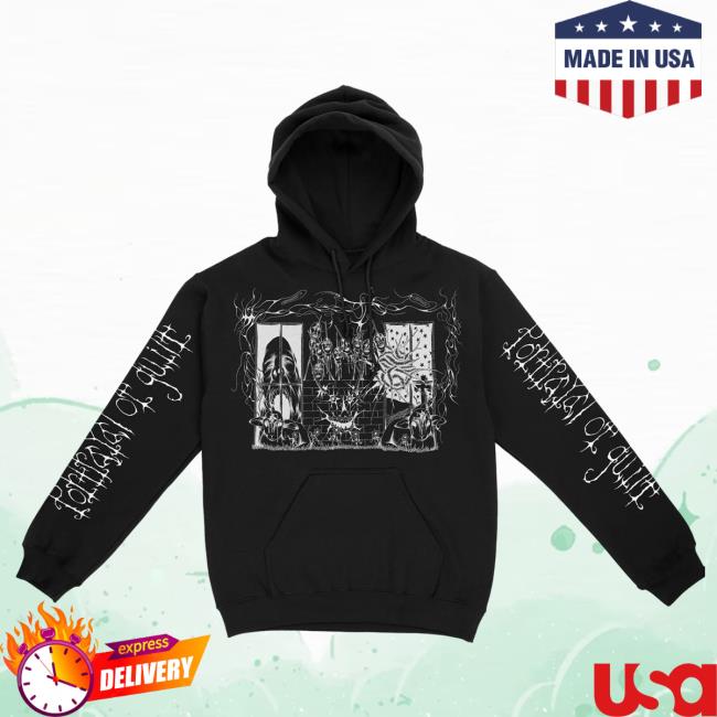 Official Run For Cover Records Store Devil Hoodies