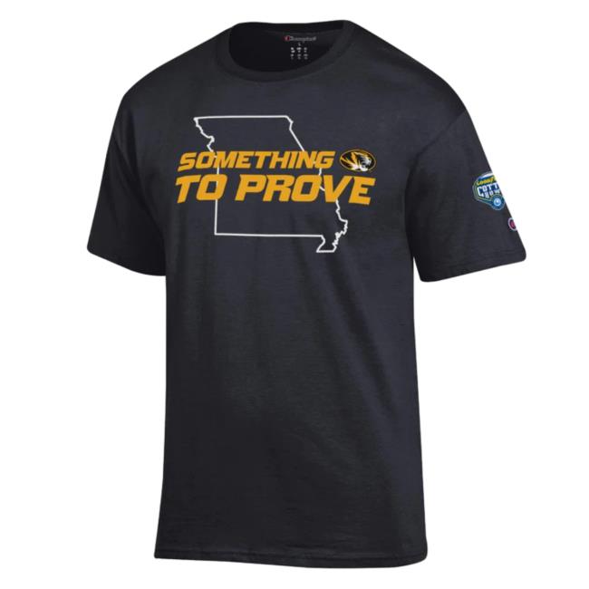 Mizzou Tigers Champion Something To Prove Cotton Bowl Bound Black Tee