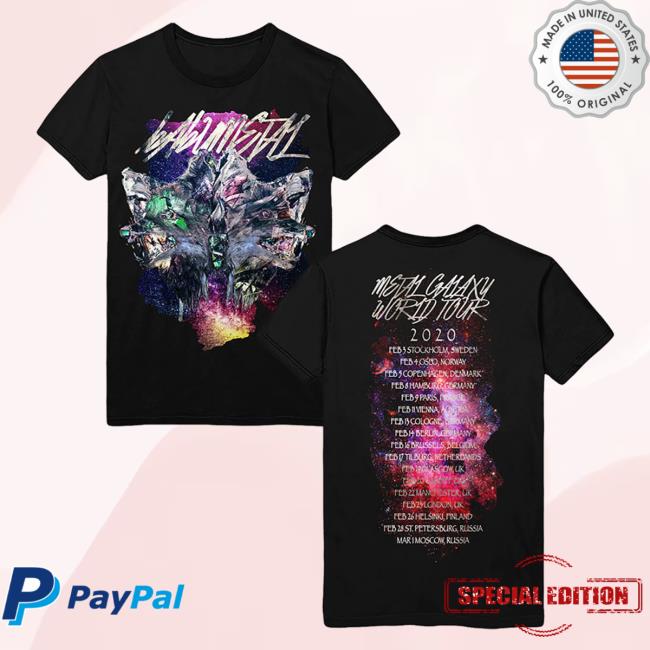Official Baby Metal Merch Store BabyMetal Foxes Montage -Mgwt Eu Ver.- Shirt 2024 Baby Metal Apparel Clothing Shop