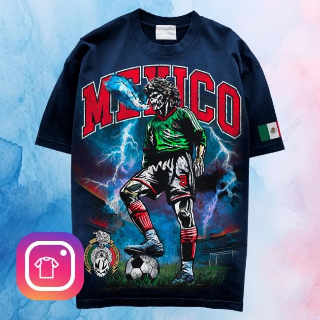 Official Warren Lotas El Mexicano Top Shirt - Navy