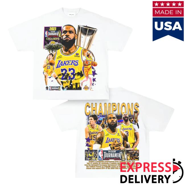 Official Game Changers Clothing Lakers Ist Champs Tees
