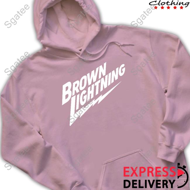 Brown Lightning T Shirt Brown Lightning T Shirt