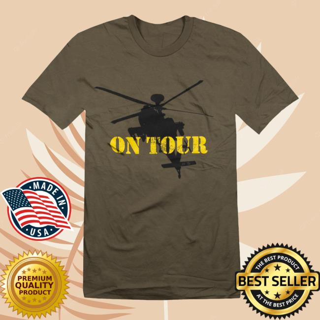 Official Toby Keith Merch Store American Soldier Helicopter Crewneck Sweatshirt
