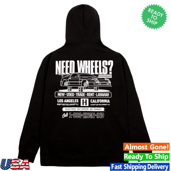 Official Hoonigan Merch Store Shop Hoonigan Need Wheels Popover Hoodie Hoonigan Apparel Clothing