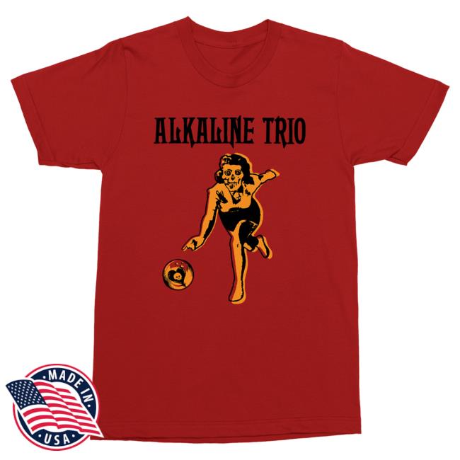 Official Kings Road Merch Store Alkaline Trio Bowling Shirt New (Red) AlkalineTrio Kings Road Shop