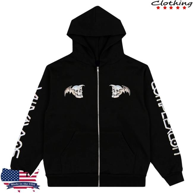 Official Complex Merch Store Shop Hajime Sorayama Skull Zip Up Hoodies