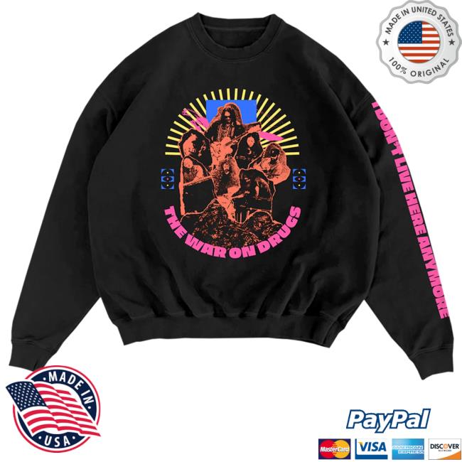 Official The War On Drugs Merch The War On Drugs Retro Band Photo Longsleeve