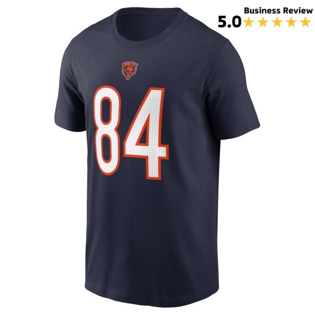 Hot Game Day Colston Loveland Chicago Bears Nike Name & Number T-Shirt