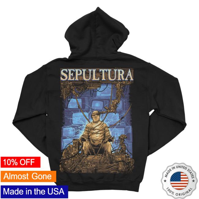 Official Sepultura Merch Store Sepultura Chaos Crewneck Sweatshirt Sepultura Clothing Shop