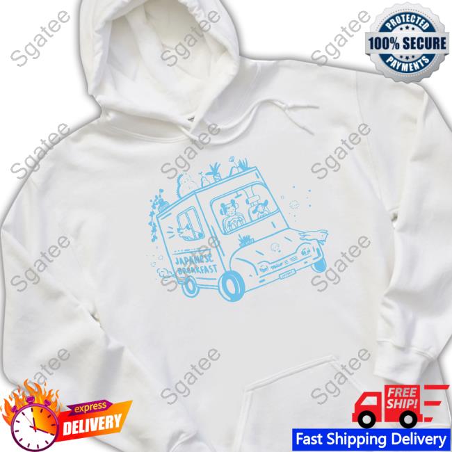 Japanese Breakfast Merch Food Truck Peach Hoodie