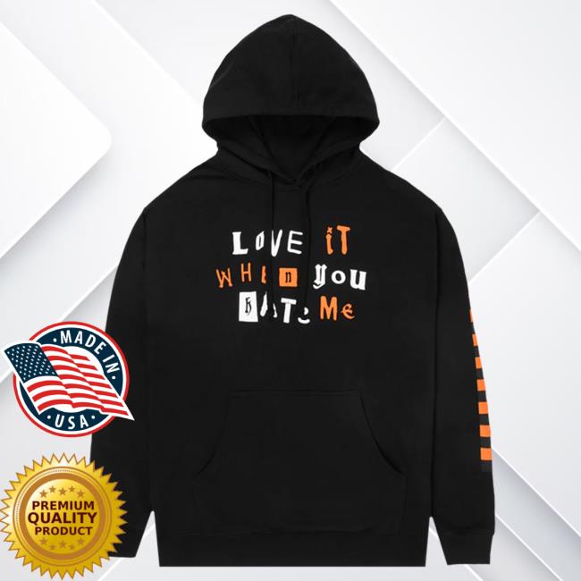 Official Avril Lavigne Merch Store Avril Lavigne Love It When You Hate Me Hoodie Avril Lavigne Clothing Shop AvrilLavigne