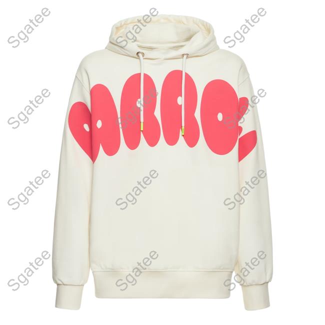 Official Luisa Via Roma Barrow Logo Hoodies White 3D Luisaviaroma