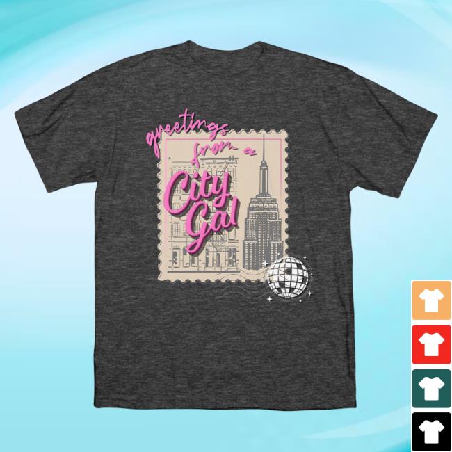 Fanjoy Merch Gotg: City Gal Dark Grey Shirt