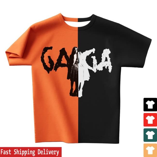 Official Lady Gaga Merch Store Lady Gaga Split Attractive Shirt Ladygaga