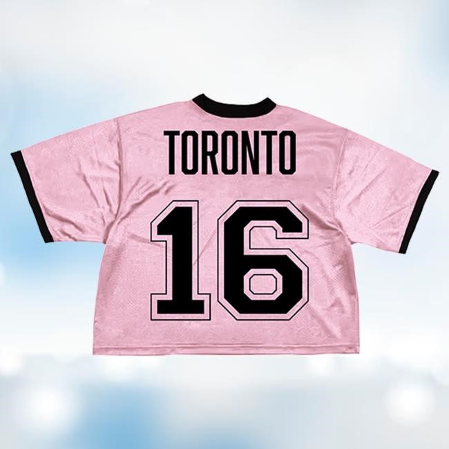 Deadline Tour Merch BLACKPINK Cropped Jersey Toronto Pink Top Shirt | Blackpink Official Merch Store