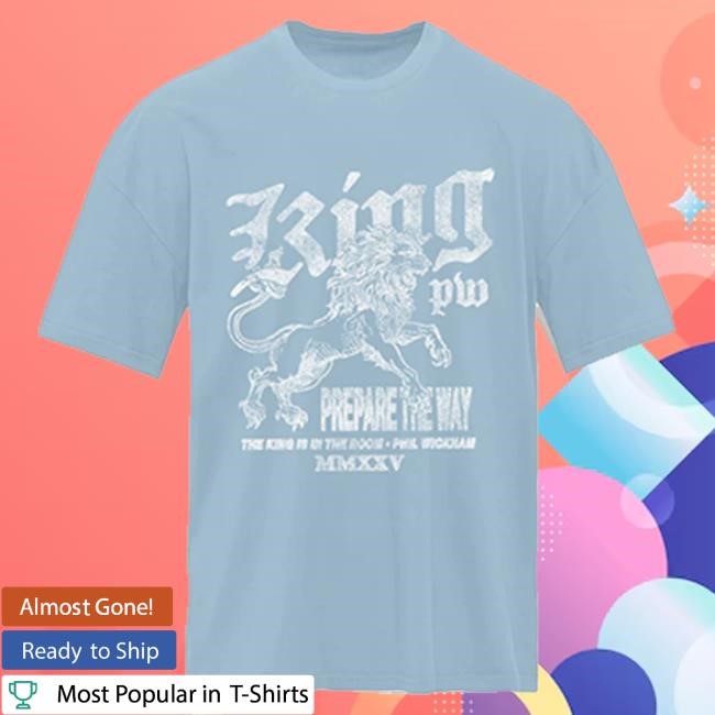 Official Phil Wickham Merch Store Phil Wickham The King Is In The Room Crown T Shirt