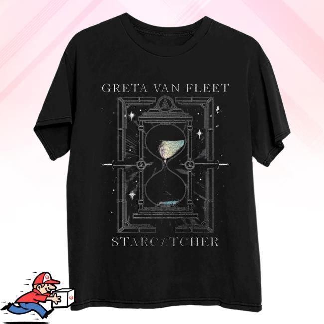 Greta Van Fleet Official Merch Store Black Hourglass Classic T Shirt Greta Van Fleet Clothing Shop Greta Van Fleet Apparel