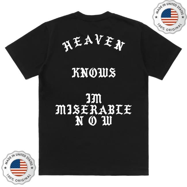 Official Born X Raised Merch Store Shop Heaven Knows Tee: Black BornxRaised