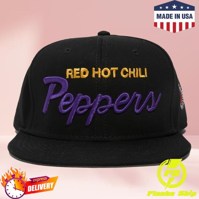 Official Red Hot Chili Peppers Peppers Snapback Cap - Black