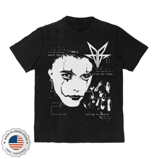 Falling In Reverse 2024 Merch Digital Short Sleeve TShirt
