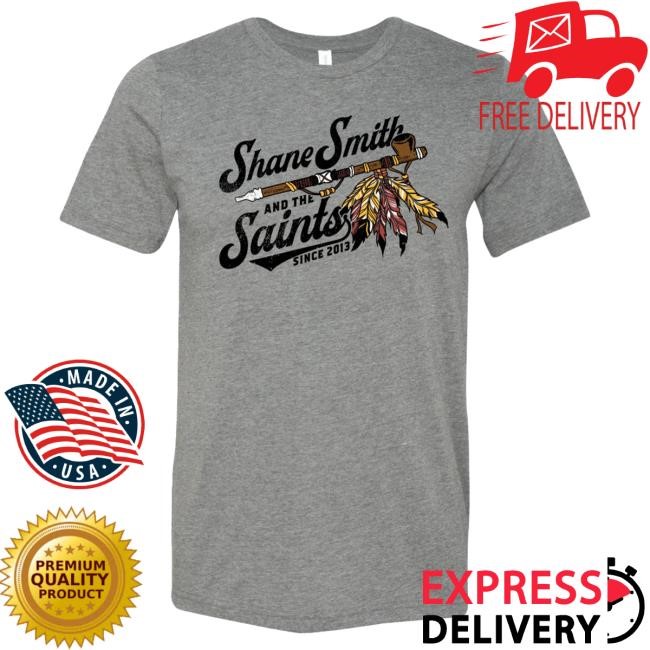 Official Shane Smith and the Saints Peace Pipe Top Shirt (grey)