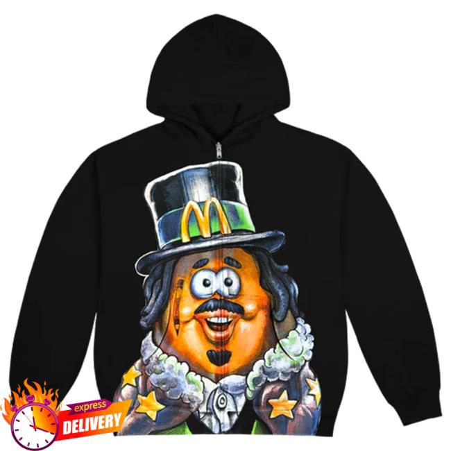Official Kerwin Frost X Mcdonald’S Merch "Work Of Arch" Zip Hoodie