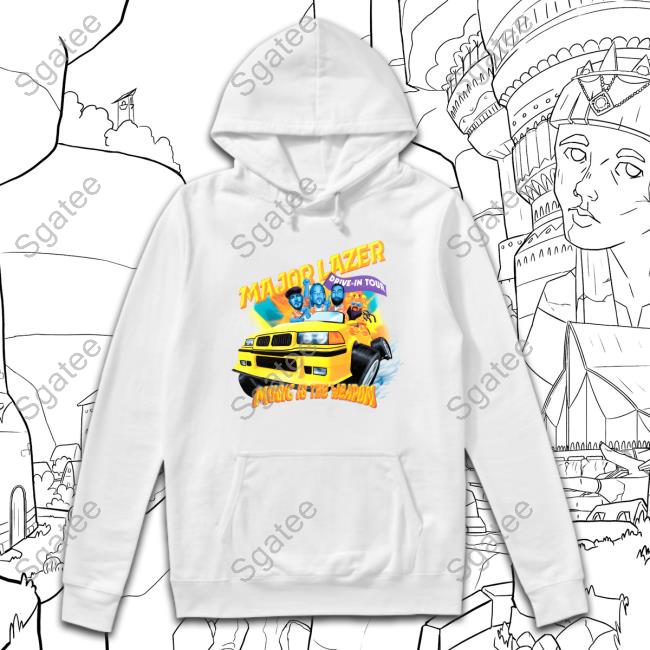 Official Major Lazer Drive-In Crewneck Sweatshirt