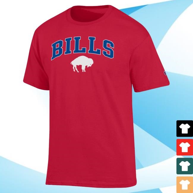 Buffalo Bills Champion Red Artwork Streetwear