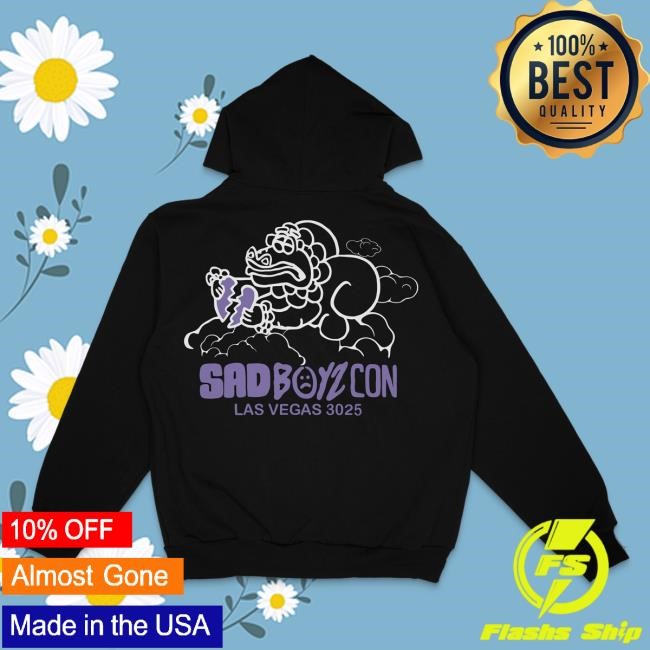 Official Sad Boyz Merch Sad Boyz Dragon Cloud T Shirt Black - Purple Print Official Sad Boyz Merch Sad Boyz Dragon Cloud T Shirt Black - Purple Print