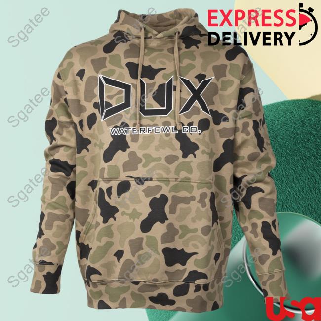 Official Dux Waterfowl Co Dux Hd Thermal Old School Camo Tie Dye AOP Hoody 3D All Over Print Duxwaterfowl